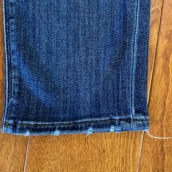 Express Y2K Super Skinny Mid Rise Jeans Size 6R Classic Distressed Casual - Picture 6 of 16